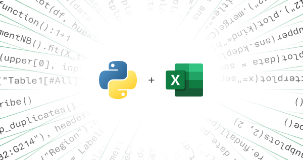Python en Excel: Uniendo la Potencia de Python con la Flexibilidad de Excel.